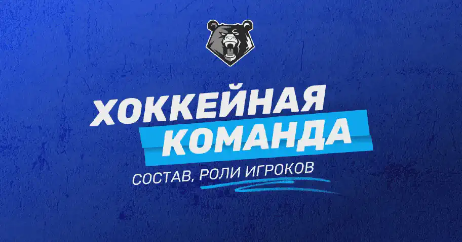 Как устроена хоккейная команда: состав, позиции и роли игроков