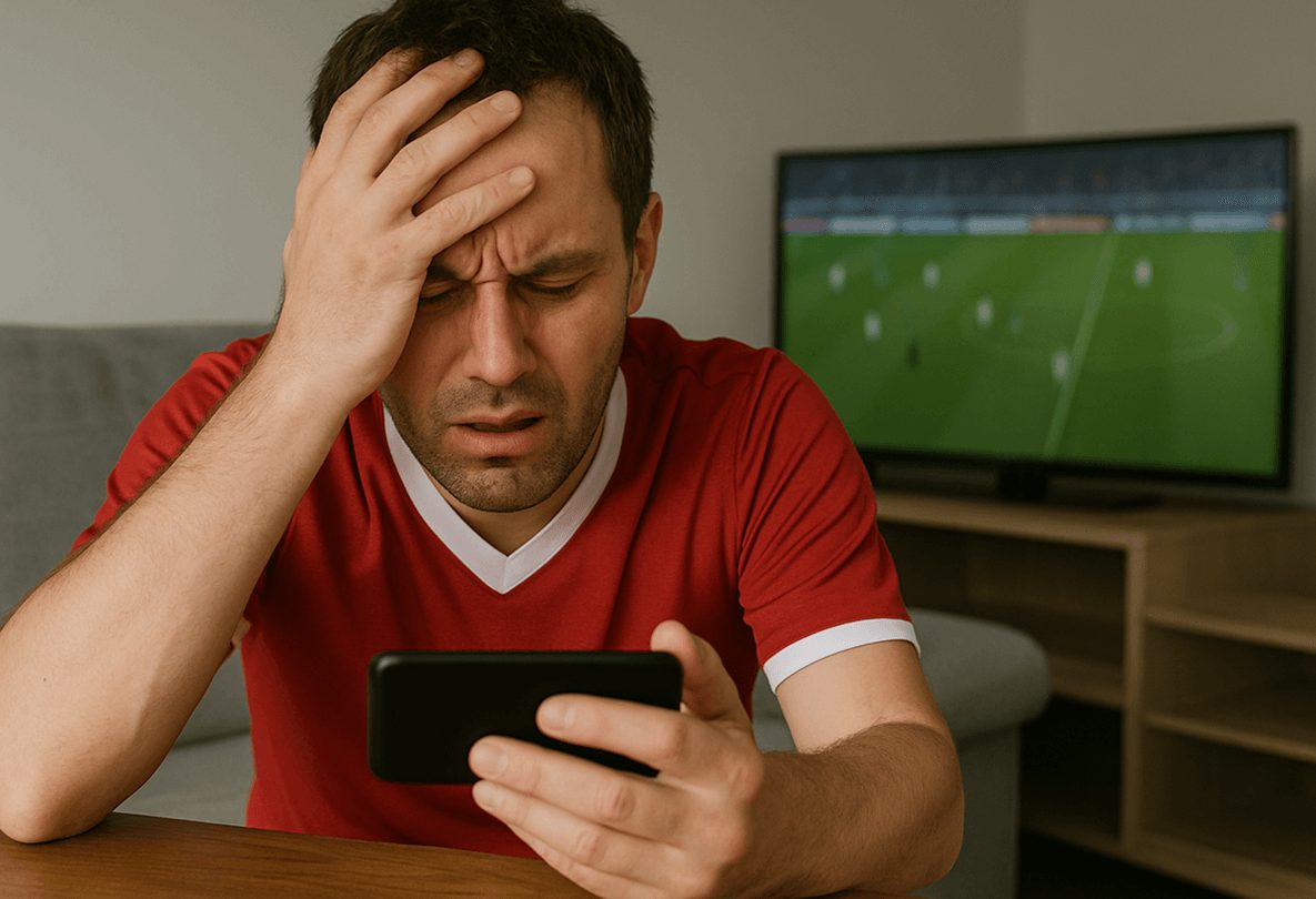 Мужчина проиграл на ставках