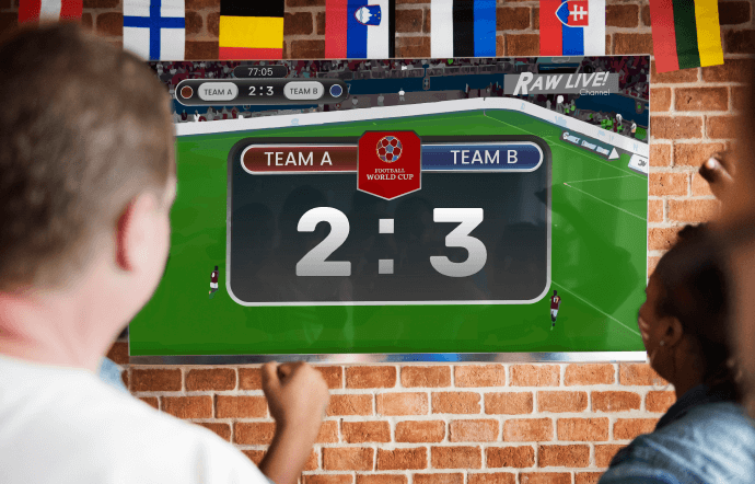 Счет 2:3 в футболе