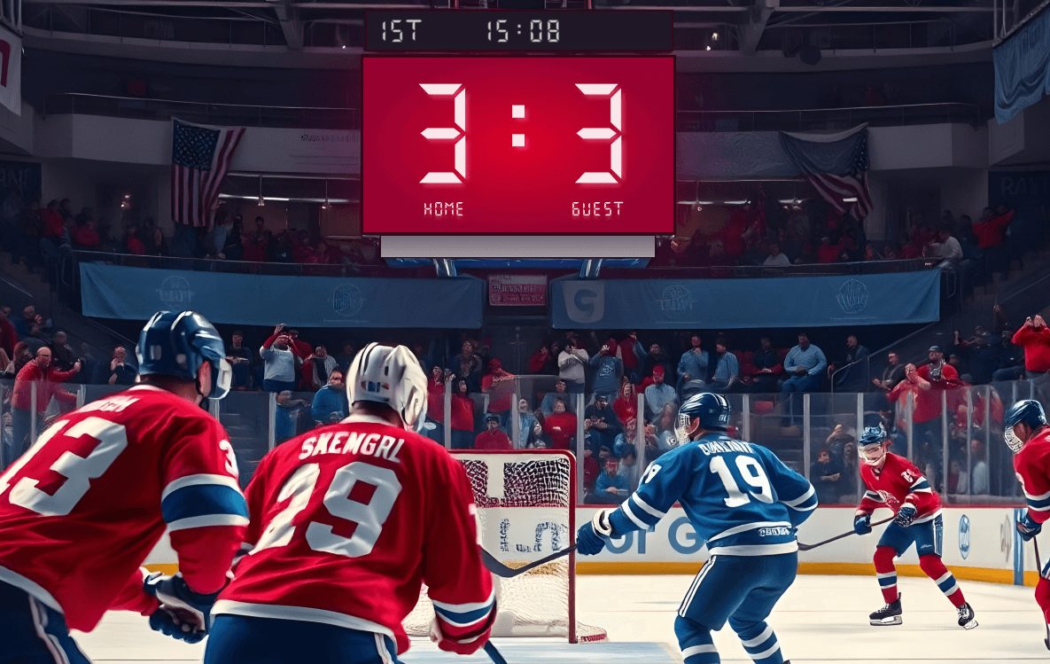 Начало овертайма в хоккее