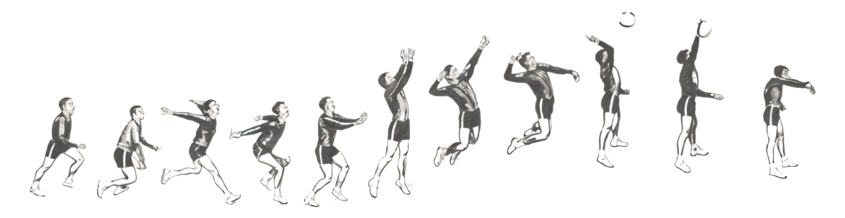 Техника прыжка в волейболе