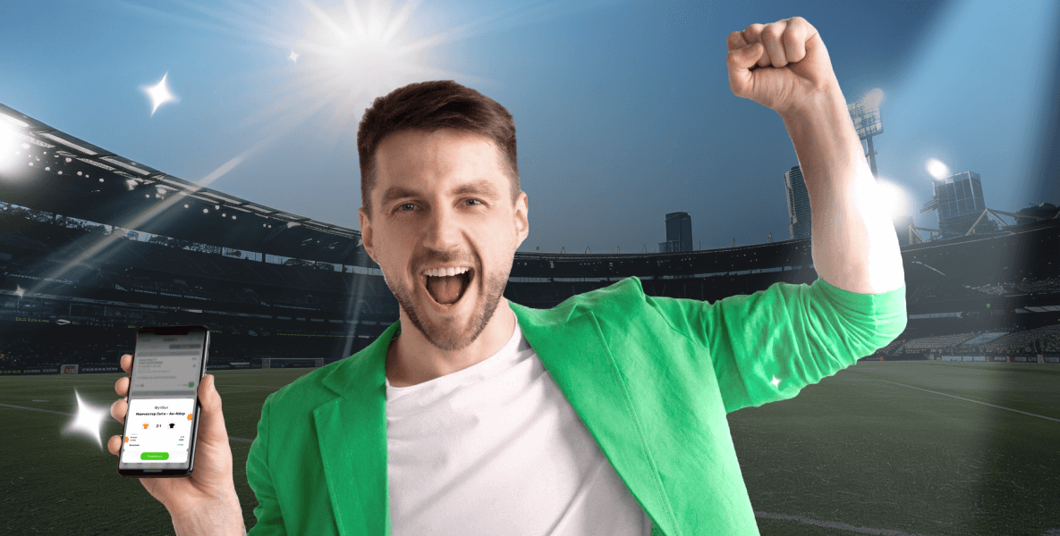 Мужчина выиграл на форе 1(0)