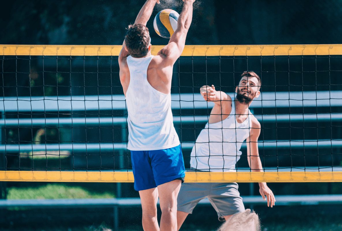 Матч по пляжному волейболу