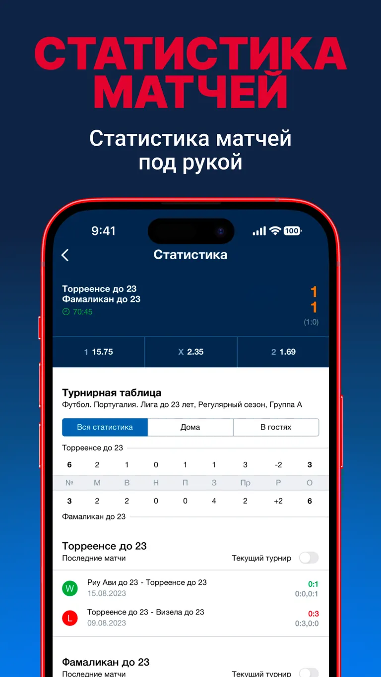 Приложение БК Марафон на Android (Октябрь, 2025)