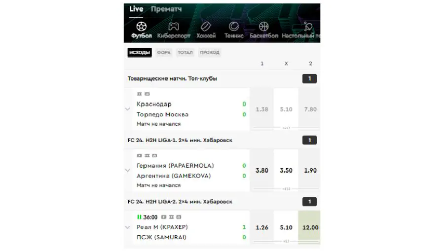 Лучшие БК для LIVE-ставок на спорт